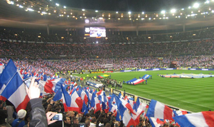 Le Virage Sud en bleu